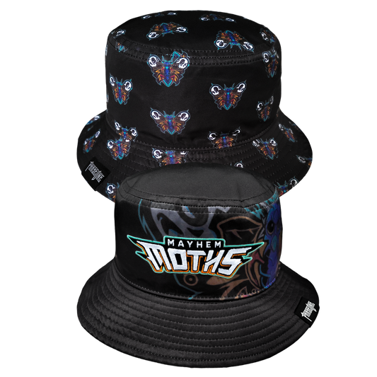 PhaseOne - Mayhem Moths Reversible Bucket Hat