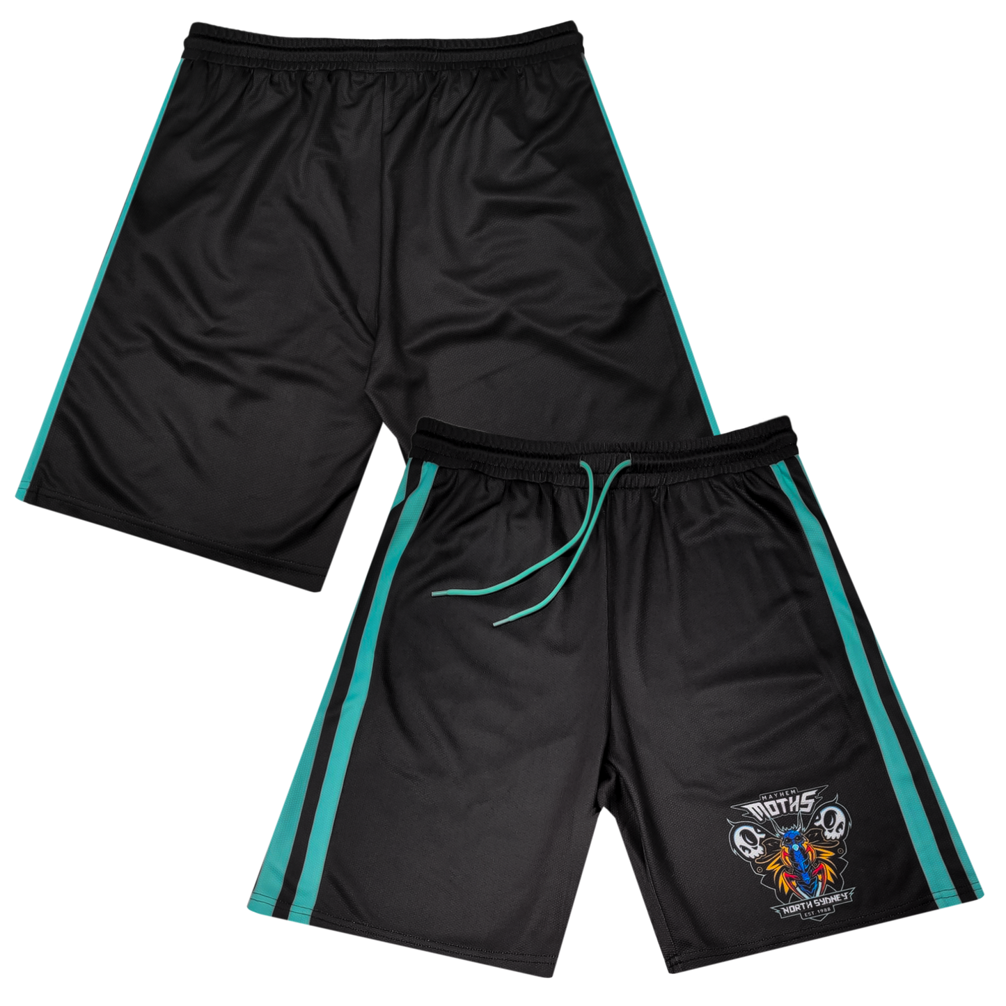 PhaseOne - Mayhem Moths Basketball Shorts