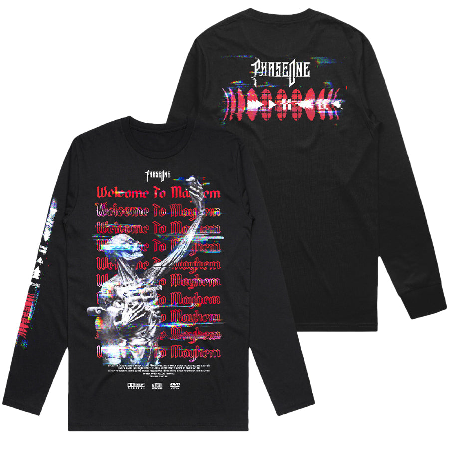 PhaseOne - Mayhem - Black Long Sleeve