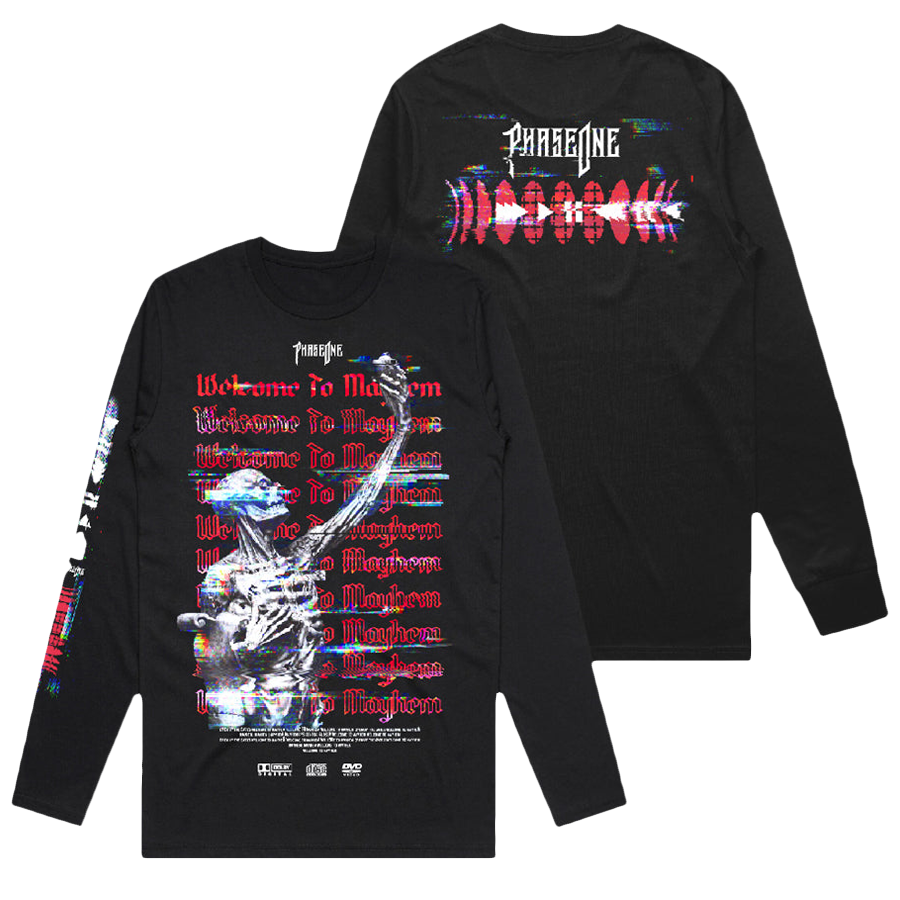 PhaseOne - Mayhem - Black Long Sleeve