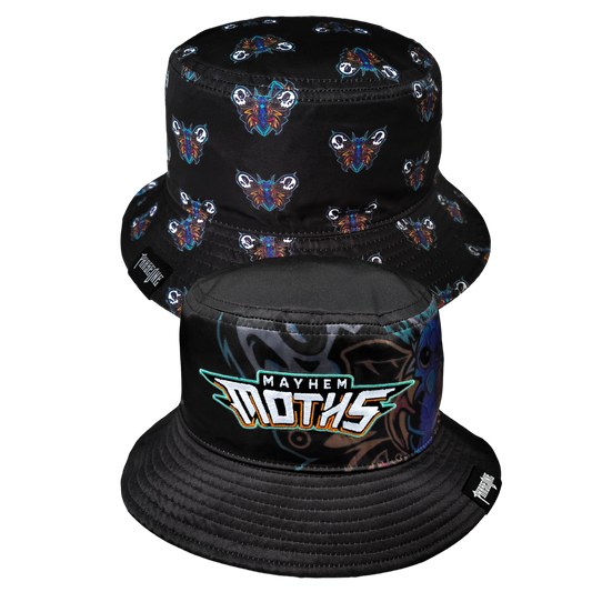 PRE ORDER - PhaseOne - Mayhem Moths Reversible Bucket Hat