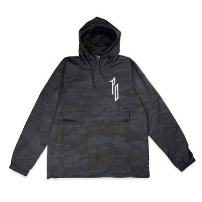 PhaseOne - Black Camo Roadman Jacket (Waterproof Pullover)