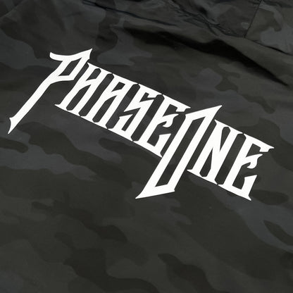PhaseOne - Black Camo Roadman Jacket (Waterproof Pullover)