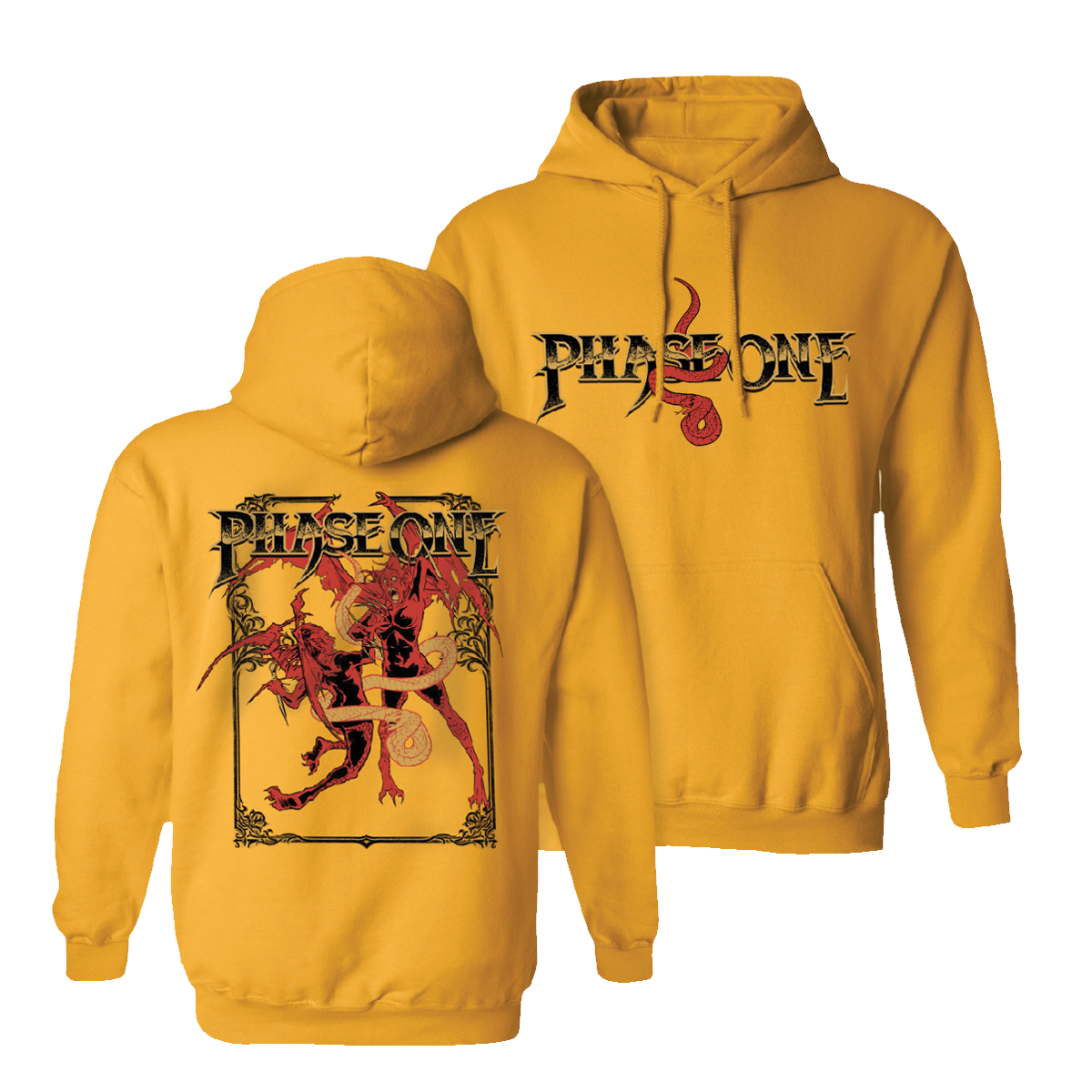 PhaseOne - Harpies - Gold Pullover Hoodie